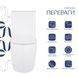 Унитаз-компакт Qtap Robin Ultra Quiet безободковый с сиденьем Soft-close QT13226089AW SD00051949 фото 3