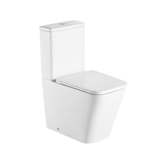 Унітаз підлоговий Qtap Tern Ultra Quiet безобідковий з сидінням Soft-Close QT17222175AUQ1W White SD00051948 фото