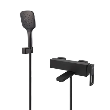 Змішувач для ванни з коротким виливом Koer KB-41009-05 (Колір чорний) (KR6018) KR6018 фото