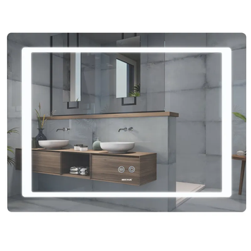 Дзеркало Mixxus STYLE MR13-80x60-Reverse з Led Touch, Anti-fog, димером, регулятором яскравості (MI6666) MI6666 фото
