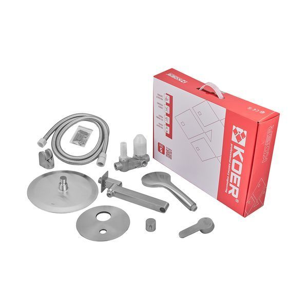 Вбудована душова система Koer KI-66016-02 (з нерж. сталі) (Колір нерж) (KR4792) KR4792 фото