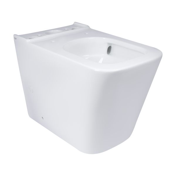 Унитаз напольный Qtap Tern Ultra Quiet безободковый с сиденьем Soft-Close QT17222175AUQ1W White SD00051948 фото