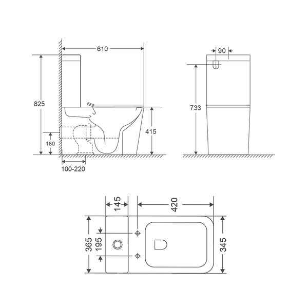 Унітаз підлоговий Qtap Tern Ultra Quiet безобідковий з сидінням Soft-Close QT17222175AUQ1W White SD00051948 фото