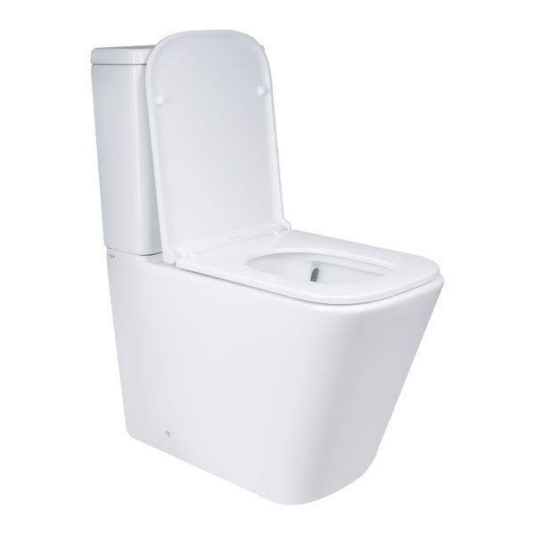 Унитаз напольный Qtap Tern Ultra Quiet безободковый с сиденьем Soft-Close QT17222175AUQ1W White SD00051948 фото