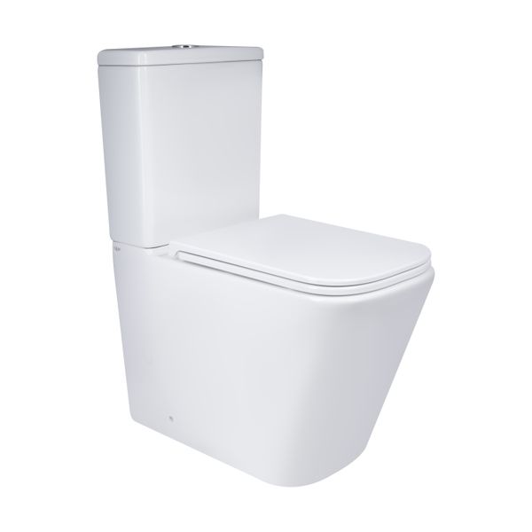 Унітаз підлоговий Qtap Tern Ultra Quiet безобідковий з сидінням Soft-Close QT17222175AUQ1W White SD00051948 фото