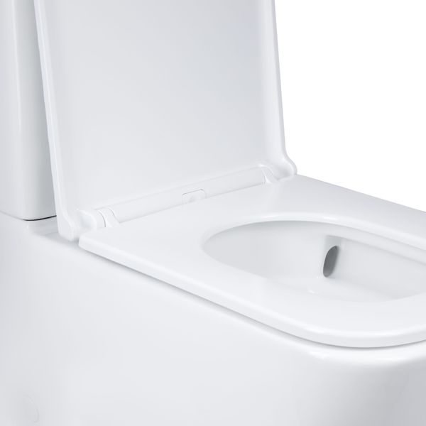 Унітаз підлоговий Qtap Tern Ultra Quiet безобідковий з сидінням Soft-Close QT17222175AUQ1W White SD00051948 фото