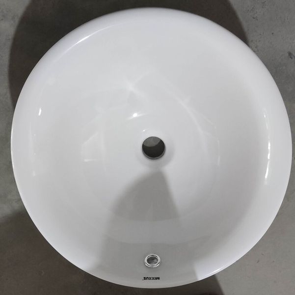 Раковина врезная на столешницу MIXXUS PREMIUM TOPPER-1601 470х470х180mm с переливом (MP6571) MP6571 фото