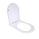 Qtap Сиденье для унитаза напольного (Vlasta) 560&times;363&times;30 мм, White, с микролифтом, Slim Duroplast, Quick Release QT28228300W3 SD00053688 фото 3