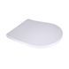 Qtap Сиденье для унитаза напольного (Vlasta) 560&times;363&times;30 мм, White, с микролифтом, Slim Duroplast, Quick Release QT28228300W3 SD00053688 фото 1