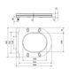 Qtap Сиденье для унитаза напольного (Vlasta) 560&times;363&times;30 мм, White, с микролифтом, Slim Duroplast, Quick Release QT28228300W3 SD00053688 фото 2
