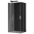Душова кабіна без піддону Koer SR SC10-90x90x195-TR-01 прозоре скло Easy Clean 6мм, хром (KR5942)