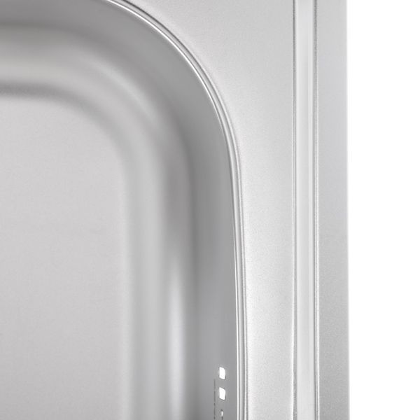 Кухонна мийка накладна Zerix Z5050-04-160E (Satin) (ZX1608) ZX1608 фото