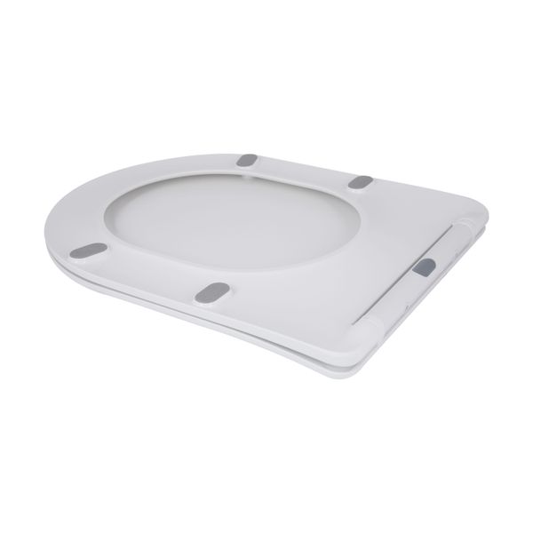 Унітаз підлоговий Qtap Vlasta Ultra Quiet безобідковий з сидінням Soft-close WHITE QT28228300W SD00052619 фото