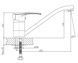 Смеситель для кухни Haiba Onix 004 (HB0767) HB0767 фото 3