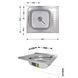 Кухонна мийка Brinex 6050-R 0,6 мм Satin (BRIN6050RSAT06) SD00054105 фото 4