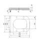 Qtap Сиденье для унитаза напольного (Aries) 445&times;360&times;30 мм, White, с микролифтом, Slim Duroplast, Quick Release QT03228302W3 SD00054056 фото 2