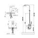 Набор смесителей Wawel 001 + Wawel 1030 White SD00052491 фото 2