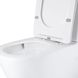 Унитаз напольный Qtap Vlasta Ultra Quiet безободковый с сиденьем Soft-close WHITE QT28228300W SD00052619 фото 5