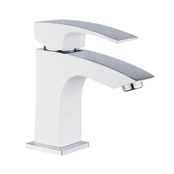 Змішувач для умивальника Koer KB-10007-04 (Колір хром+білий) (KR5149) KR5149 фото