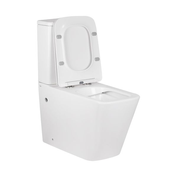 Унитаз-компакт Qtap Tern безободковый с сиденьем Soft-close QT17222093ARW SD00042533 фото