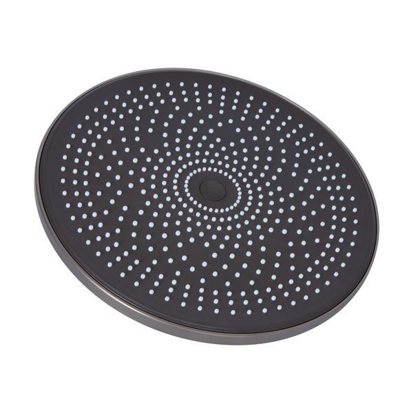Душова система універсальна Qtap Slavonice з водоспадом QTSLA111GMB45905 Gunmetal Black PVD, латунь, графіт SD00052029 фото