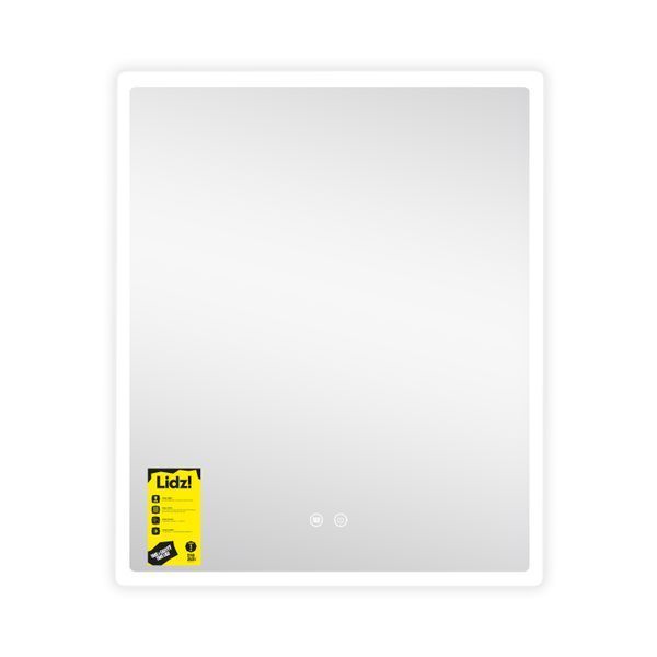 Дзеркало Lidz Orion (OR2) 700х800 з LED-підсвічуванням Touch, з антизапотіванням, з димером, рег. яскравості LDOR70080049293 SD00055417 фото