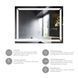 Дзеркало Kroner KRP Spiegel HR1 - 9070 з LED-підсвічуванням та антизапотіванням CV030031 фото 7