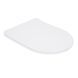 Qtap Сиденье для унитаза (Robin 520,660, Scorpio 520,660) 460x362x50 мм, White, с микролифтом, Slim Duroplast, Quick Release QTSC179W47351 SD00053475 фото 1