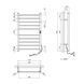 Полотенцесушитель электрический Kroner KRP Hitze-Stets WEI8753-10T CV035348 фото 2