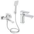 Комплект змішувачів Lidz Dozorca Chrome для ванни та раковини (LDDOZ0051CRM45404 + LDDOZ001CRM45403) SD528527 фото