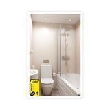 Дзеркало Lidz Orion (OR2) 500х800 з LED-підсвічуванням Touch, з антизапотіванням, з димером, рег. яскравості LDOR50080049291 SD00055415 фото