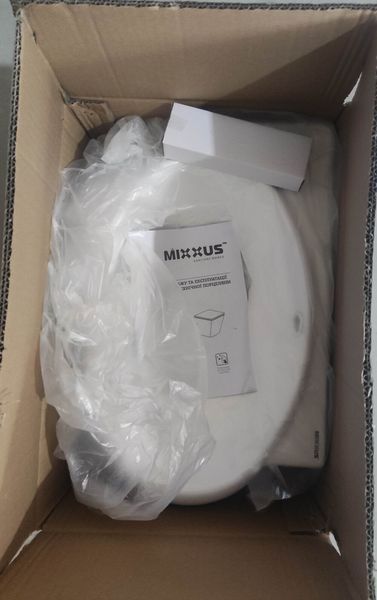 Раковина подвесная Mixxus Premium DIVERSE-1201-R 400х215х140mm с отверстием под смеситель и переливом (MP6506) MP6506 фото
