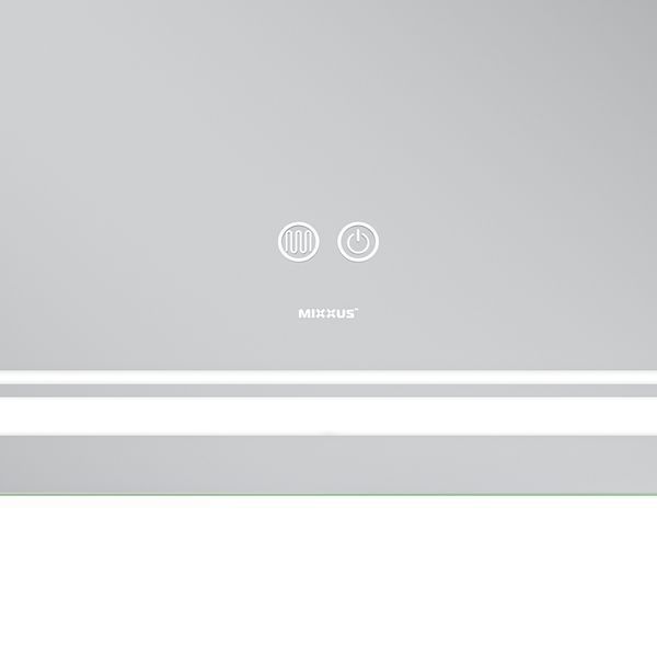 Зеркало Mixxus Premium QUADRO MR20-120x80 с Led Touch, Anti-fog, димером, регулятором яркости, линзой (MP6624) MP6624 фото