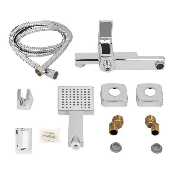 Комплект змішувачів Lidz Dozorca Chrome для ванни та раковини (LDDOZ0051CRM45404 + LDDOZ001CRM45403) SD528527 фото