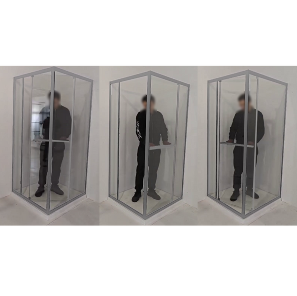 Душевая кабина с низким поддоном Mixxus Style SCT01-90x90x200-TR Chrome прозрачное стекло 6мм (MI8433) MI8433 фото