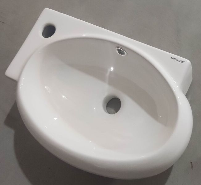 Раковина подвесная Mixxus Premium DIVERSE-1201-R 400х215х140mm с отверстием под смеситель и переливом (MP6506) MP6506 фото