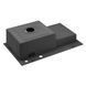 Комплект для кухні Kroner графіт: Кухонна мийка KRP Schwarze 7848LHM PVD + Змішувач з гнучким виливом KRP Edelstahl Klassisch PVD031BLK CV023373 фото 14