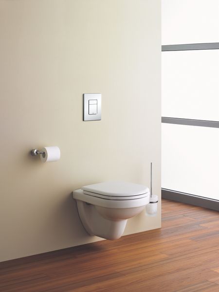 Комплект інсталяції для підвісного унітазу Grohe Rapid SL Fresh 5 в 1, висота 1130&ndash;1330 мм, хромована пневматична кнопка (38827000) 38827000 фото
