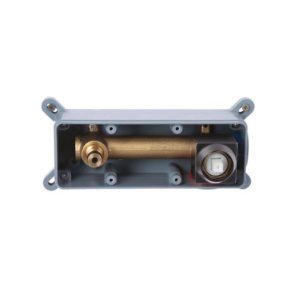Змішувач для раковини Qtap Gemini прихованого монтажу QTGEM273GMB45695 Gunmetal Black PVD, латунь, графіт SD00051819 фото