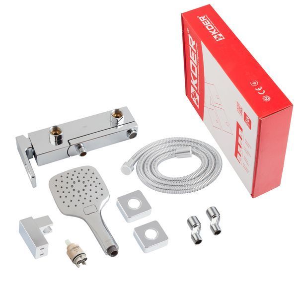 Смеситель для ванны с коротким изливом Koer KB-41009-01 (Цвет хром) (KR6017) KR6017 фото