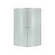 Lidz Latwa SC80x80.SAT.MID.FR Душевая кабина полукруглая, стекло Frost 4 мм + Lidz Душевой поддон KAPIELKA ST80x80x26, с панелью SD00050785 фото 3