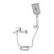 Смеситель для ванны Qtap Aries (c душевым гарнитуром) QTARI259CRM45559 Chrome SD00051683 фото 3