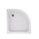 Lidz Latwa SC80x80.SAT.MID.FR Душевая кабина полукруглая, стекло Frost 4 мм + Lidz Душевой поддон KAPIELKA ST80x80x26, с панелью SD00050785 фото 9