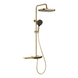 Душова колона з термостатичним змішувачем Mixxus Premium SPACE-009-J Brushed gold, 3 режими (MI6541) MI6541 фото 1