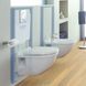 Комплект інсталяції для підвісного унітазу Grohe Rapid SL Fresh 5 в 1, висота 1130&ndash;1330 мм, хромована пневматична кнопка (38827000) 38827000 фото 10
