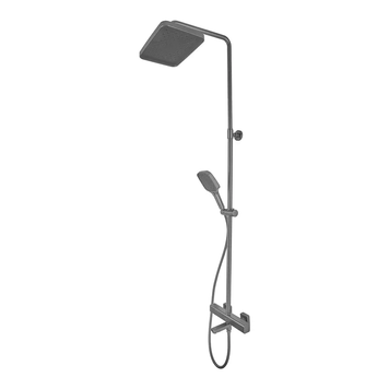 Душова колона Mixxus Premium VIRGO 009-J GRAPHITE з термостатичним змішувачем,3 функції (MI6647) MI6647 фото