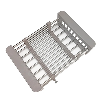 Сушилка для посуды Mixxus BAS-01.SUS GRAY из нерж. стали SUS304 (цвет серый) (MX1956) MX1956 фото