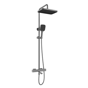 Душова колона Mixxus Premium VIRGO 009-J GRAPHITE з термостатичним змішувачем,3 функції (MI6647) MI6647 фото