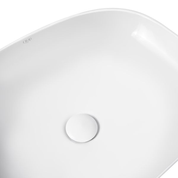 Раковина-чаша Qtap Cardinal 500х380х140 White с донным клапаном QT04117050TW SD00046240 фото