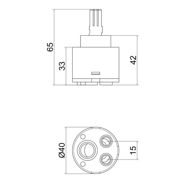 Картридж для змішувача Lidz Repair 40 (k40) LDREP4025840 SD00031937 фото